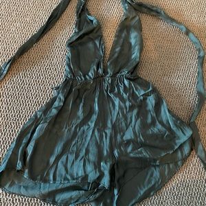 Satin romper